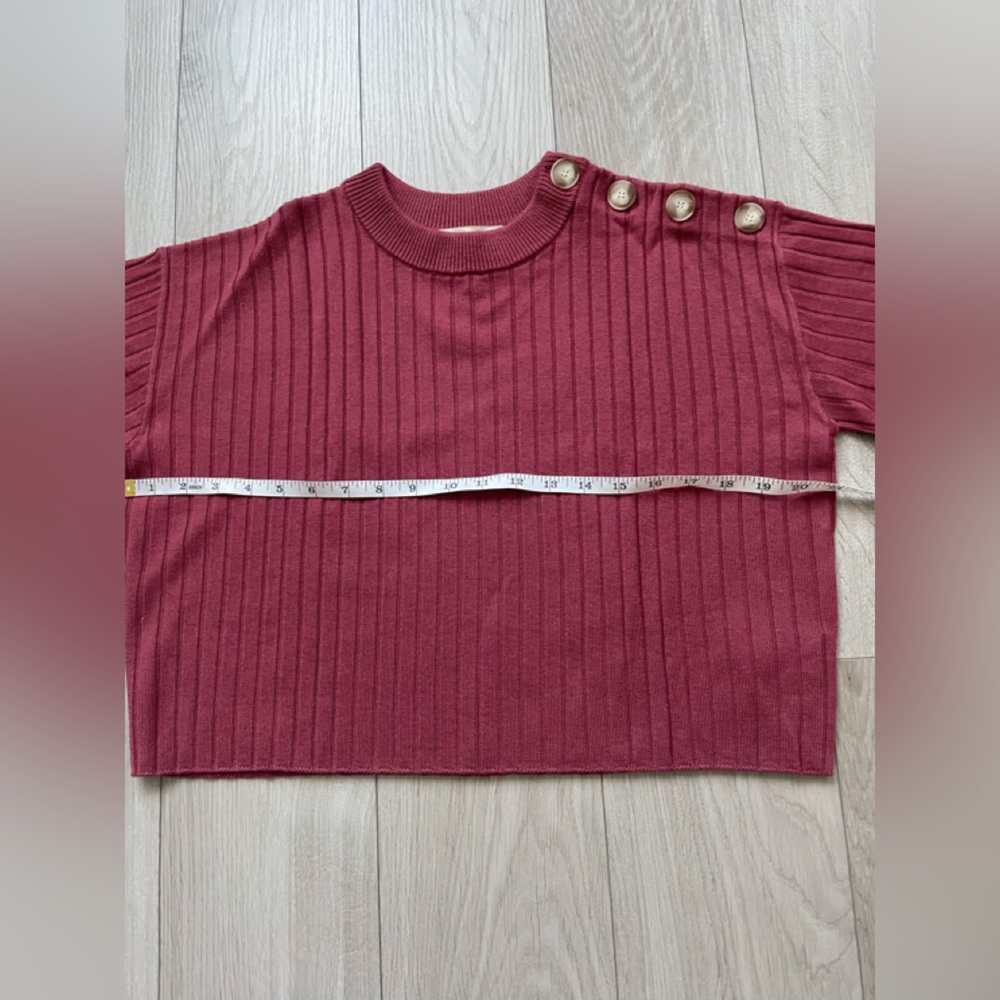 Sézane Maxence jumper, merino wool, Rosewood, XXS, NWT, price is firm - Picture 8 of 12
